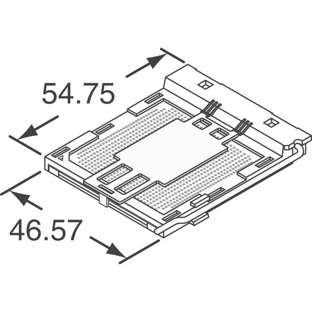 1735315-4 TE Connectivity AMP Connectors  IC-Sockel